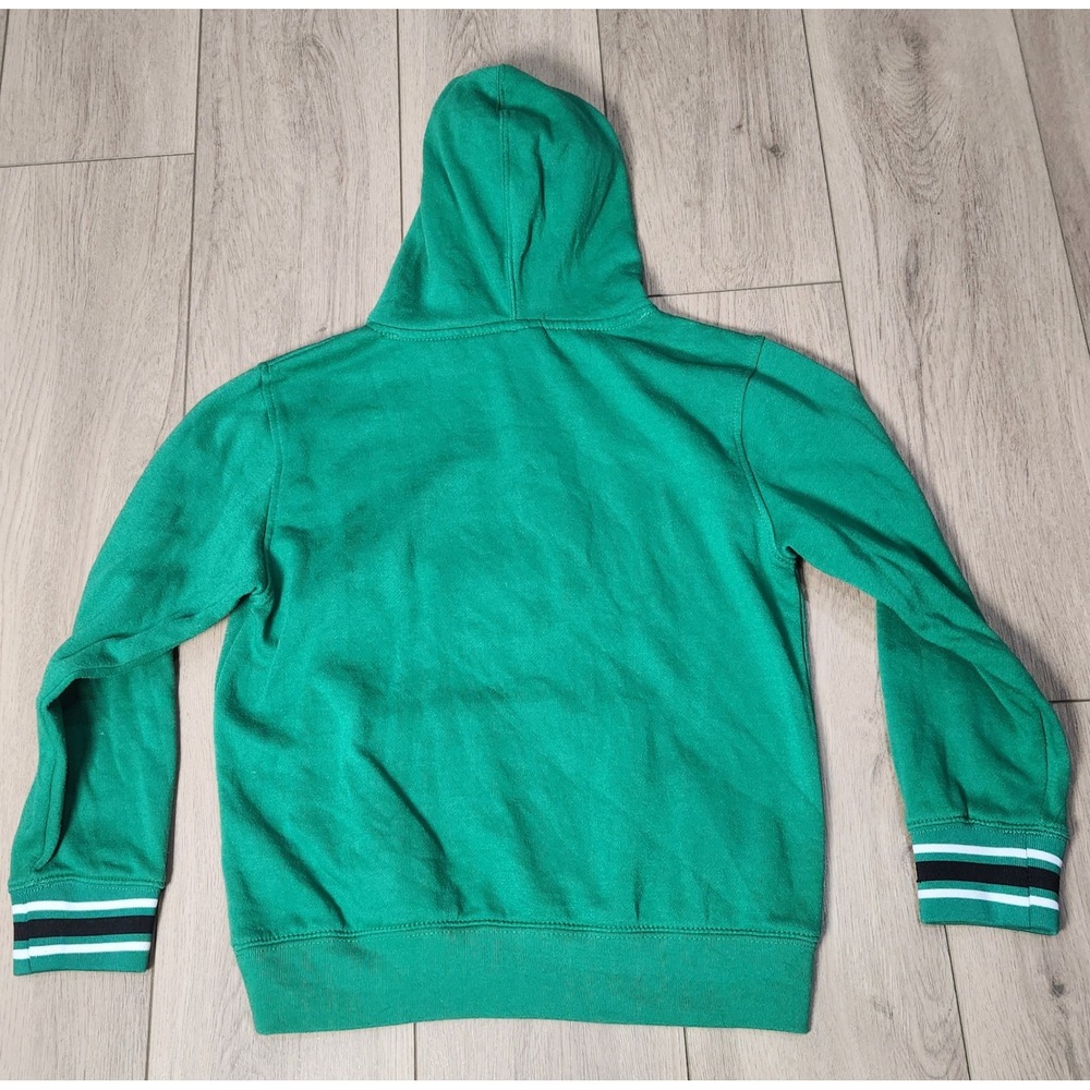 NBA Boston Celtics Kids Green Pullover Hoodie Sweatshirt Basketball Size M 10/12 - Picture 7 of 7